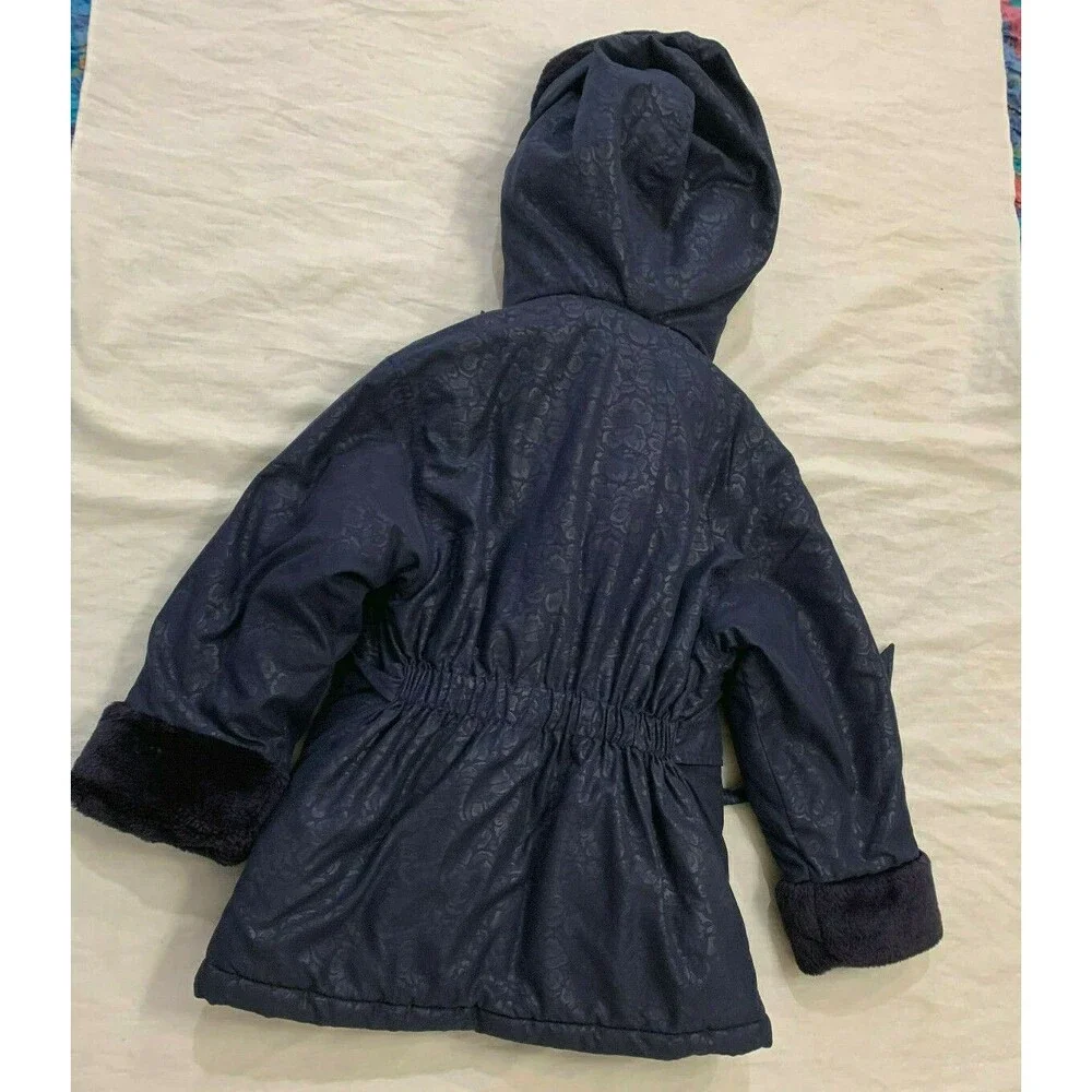 TAILORED BY ROTHSCHILD GIRLS BELTED JACKET COAT SIZE 7/8